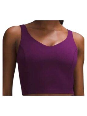 Lululemon Align Tank Top Dramatic Magenta Built-In Bra 6